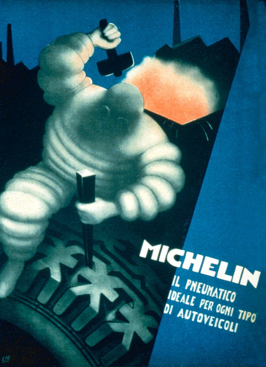 Michelin Bibendum Tire Forge Poster 0000-6742