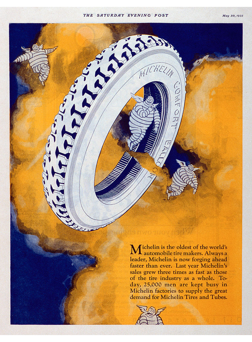 Michelin Bibendum Angel Tire Poster 0000-6775