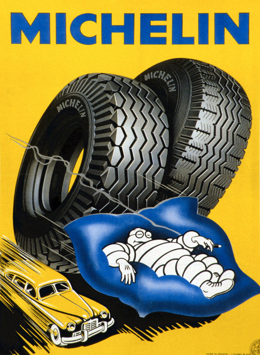 Michelin Bibendum Automotive Tire Poster 0000-6783