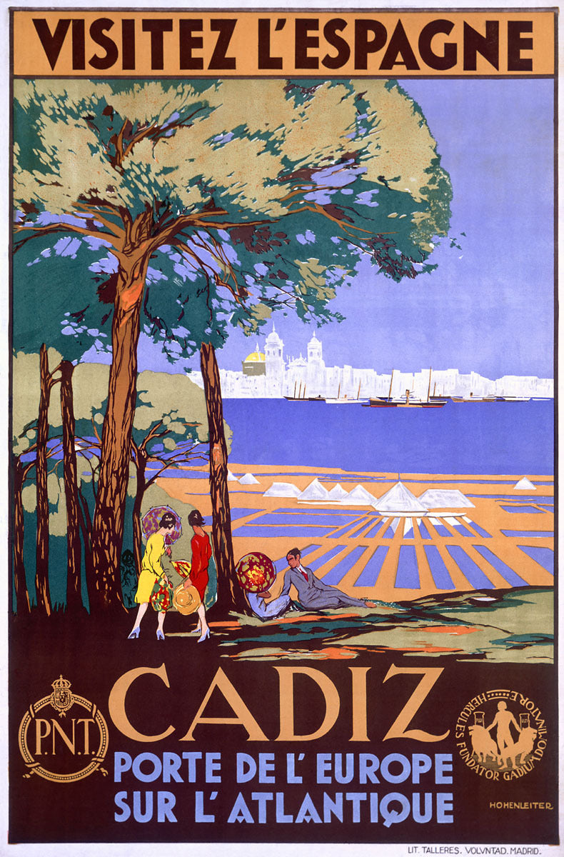 Cadiz Spain Travel Poster 0000-6794