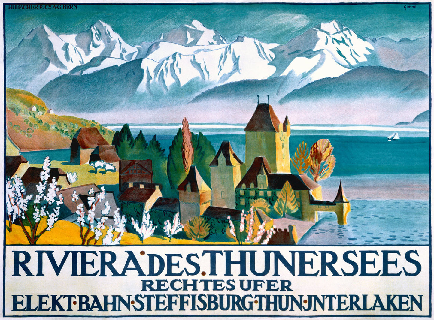 Lake Thunersee Alpine Resort Poster 0000-6813