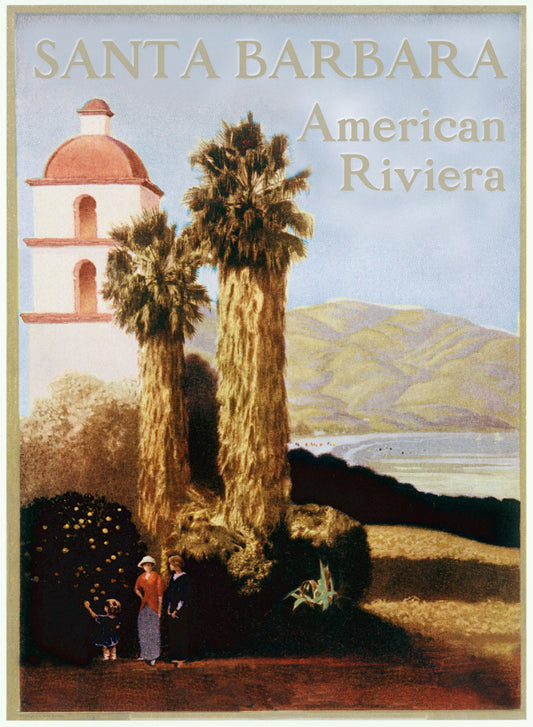 Santa Barbara American Riviera Poster 0000-6821