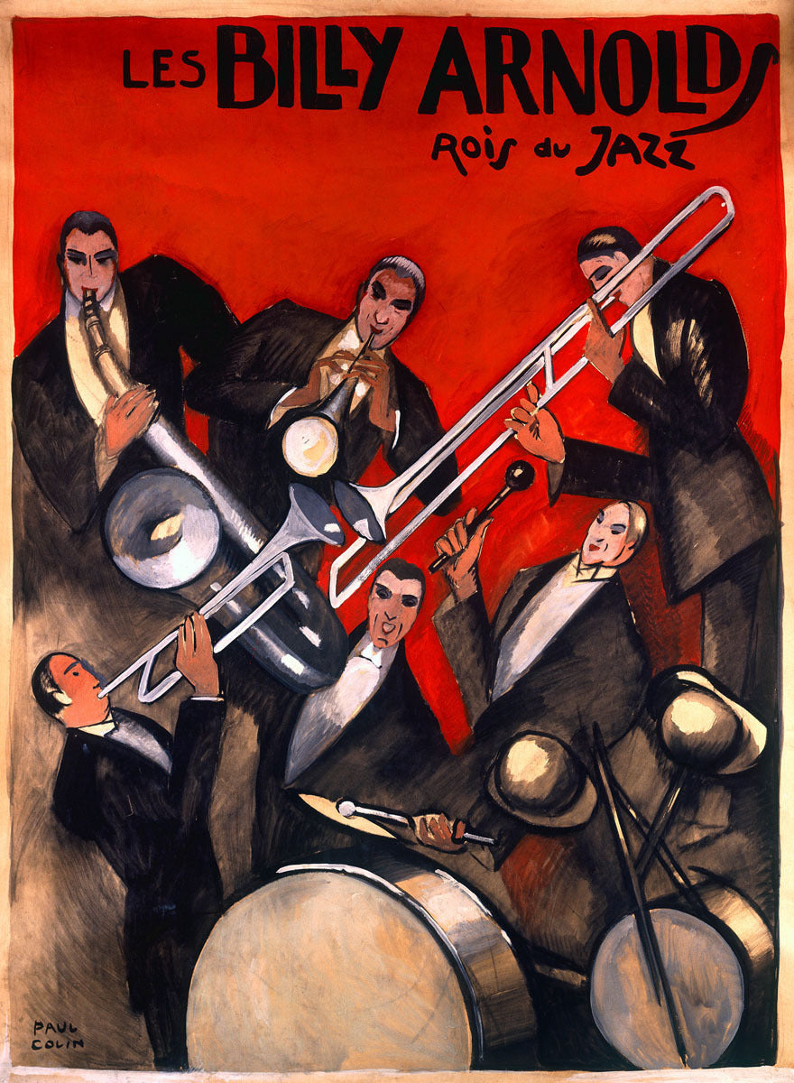 Billy Arnold Jazz Band Music Poster 0000-6847