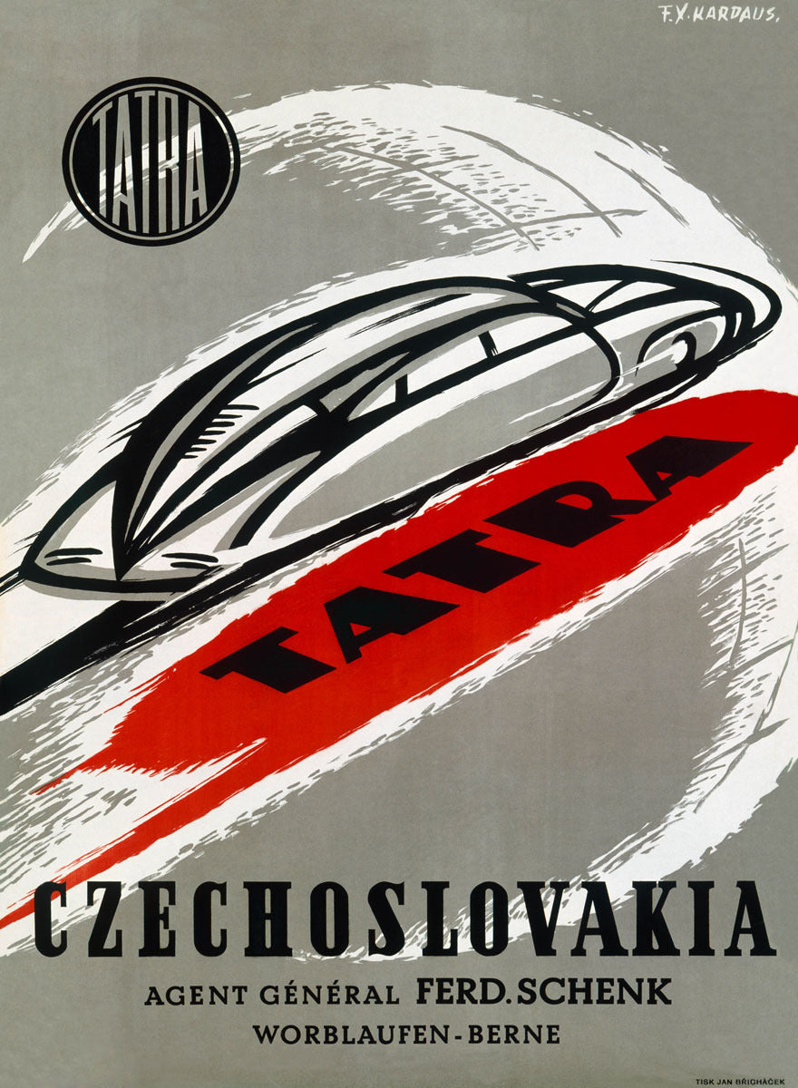 Czech Tatra Automobile Poster 0000-6858