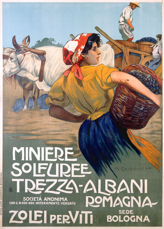 Italian Grape Harvest Poster 0000-6887