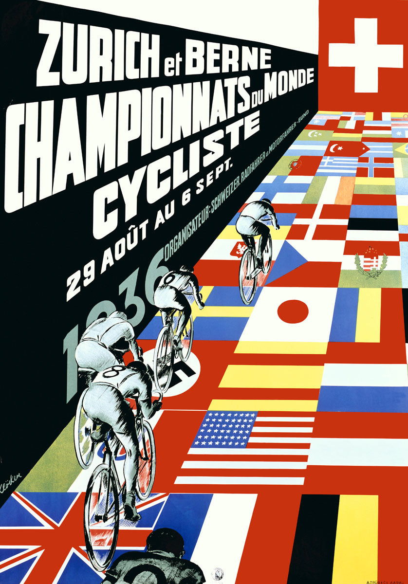 Zurich Berne Bicycle Championship Poster 0000-6967