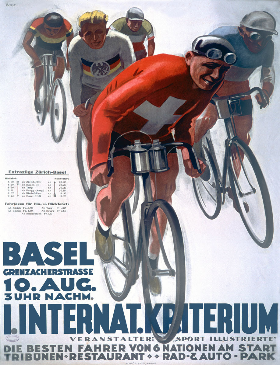 Swiss Criterium Bicycle Poster 0000-7255