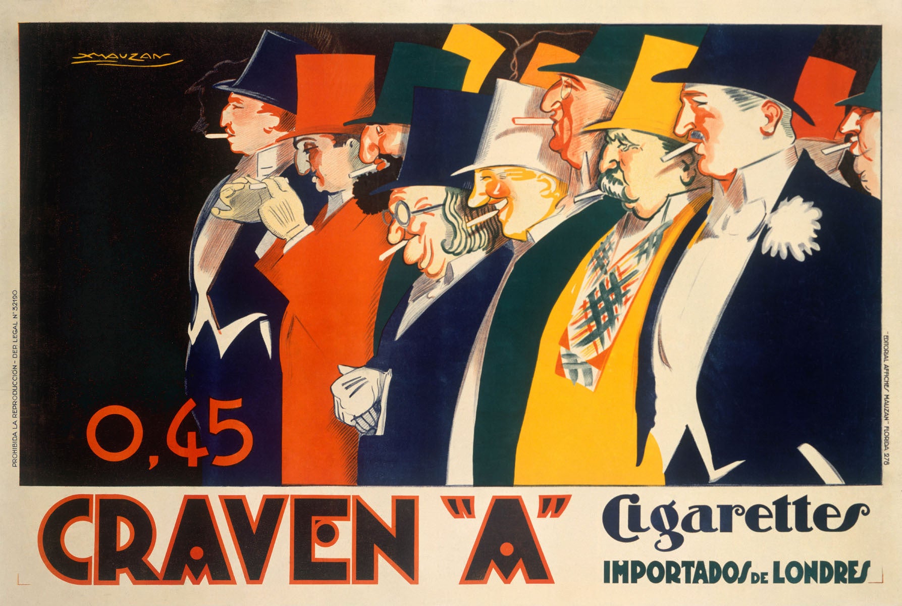 Craven Cigarette Tobacco Poster 0000-8113