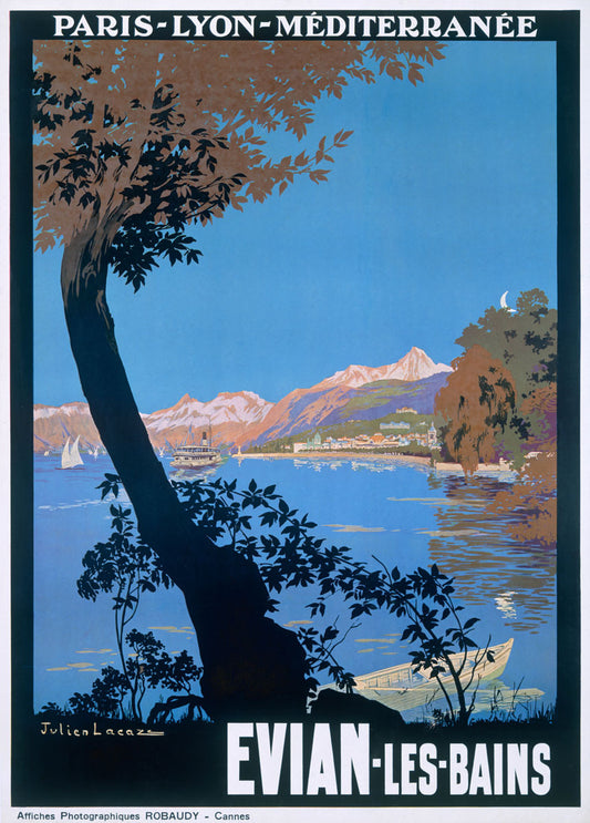 PLM Railway Evian Les Bains Poster 0000-8132