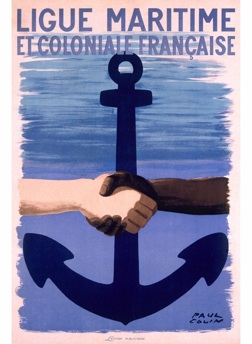 French Colonial Maritime League Poster 0000-8148