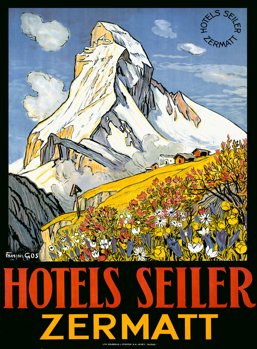 Hotel Seiler Matterhorn Travel Poster 0000-8219