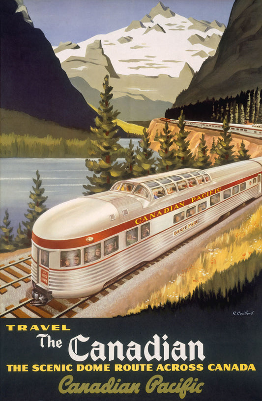 Canadian Pacific Railroad Train Poster 0000-8341