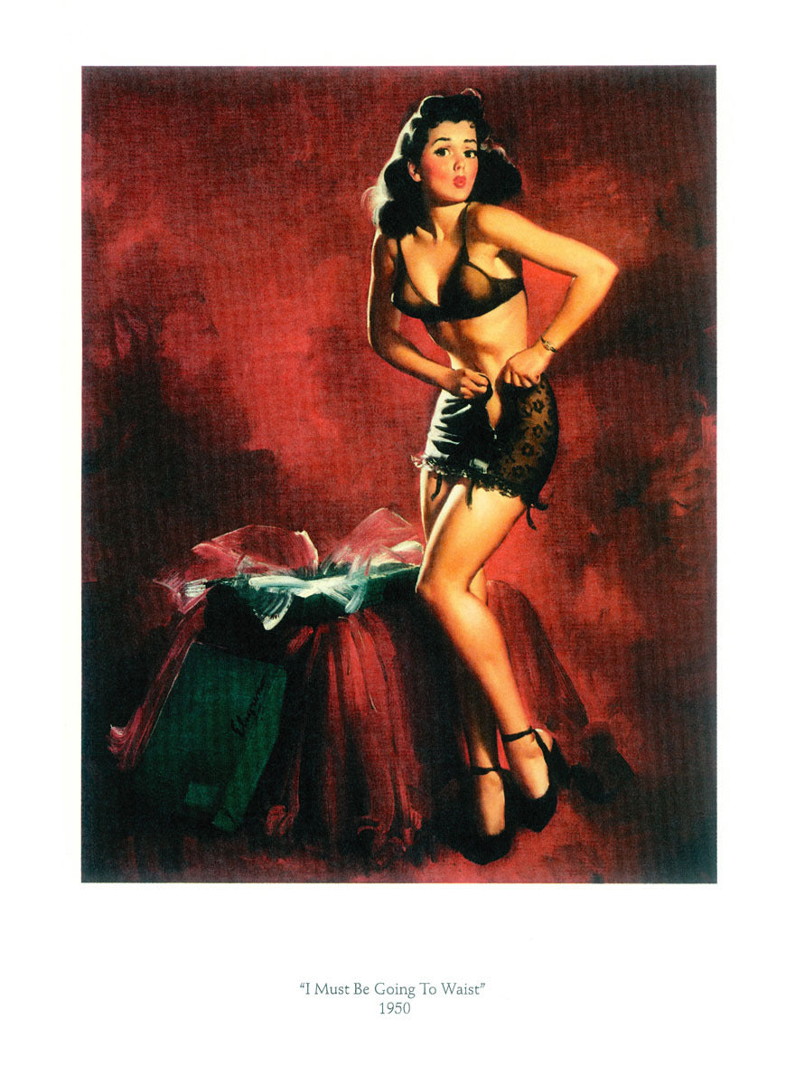 Lingerie Boudoir Pin Up Girl Poster 0000-8508