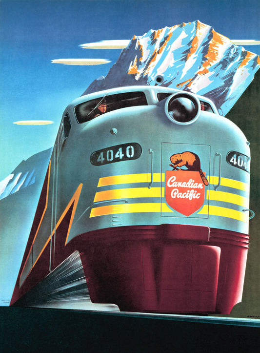 Canadian Pacific Diesel Locomotive Poster 0000-8749