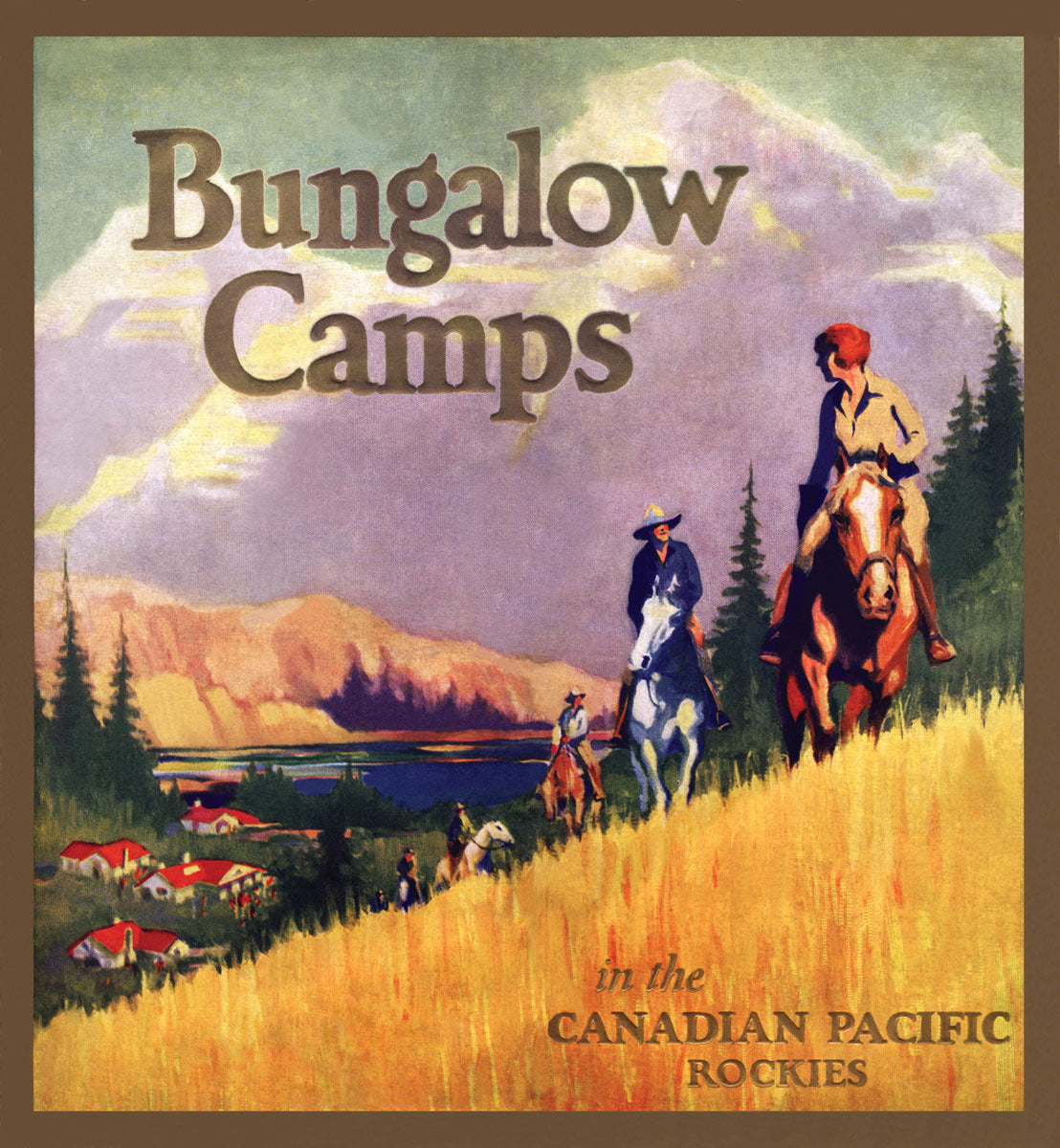 Canadian Pacific Bungalow Camps Poster 0000-8756