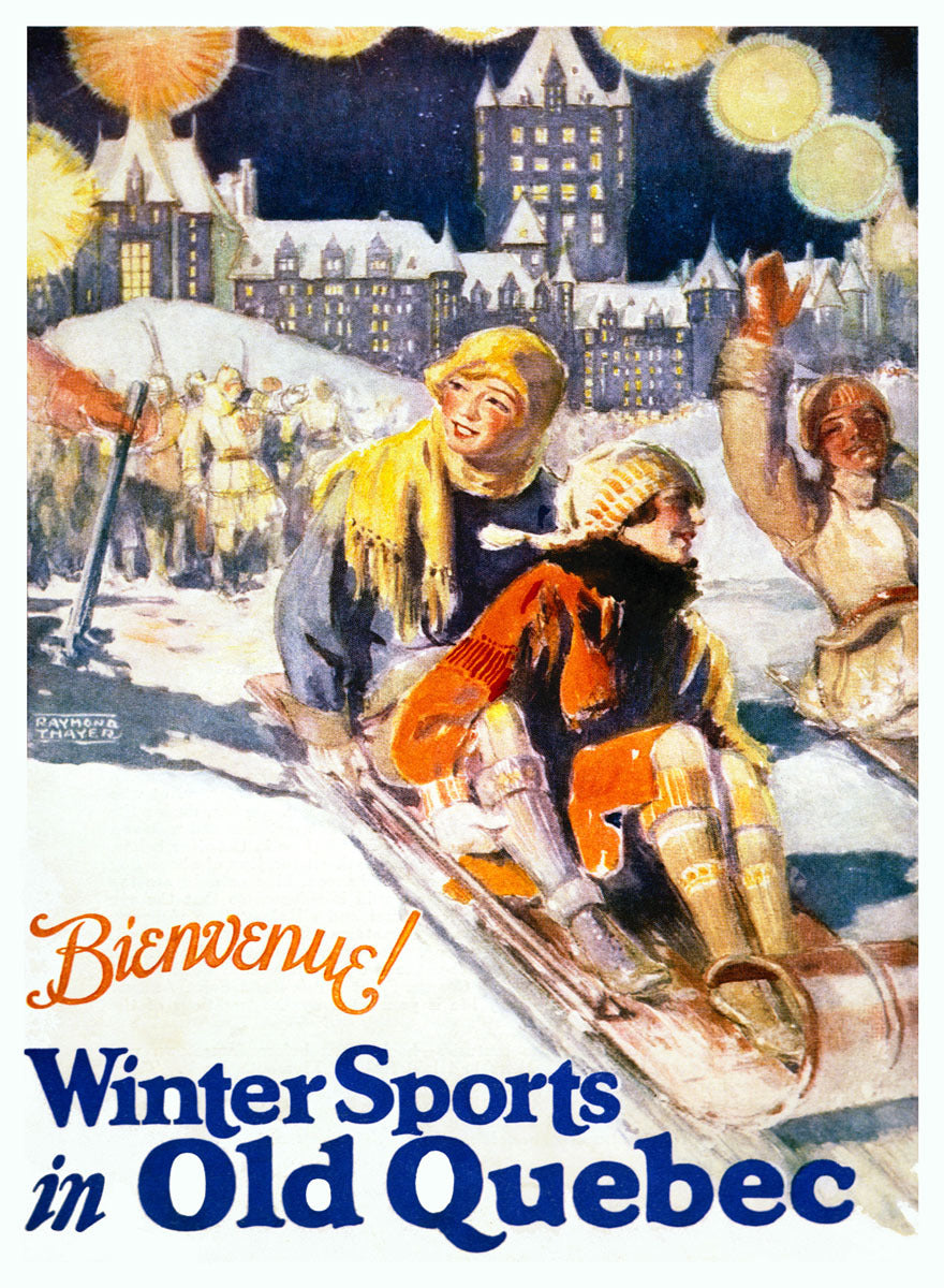 Canadian Pacific Winter Sports Poster 0000-8758