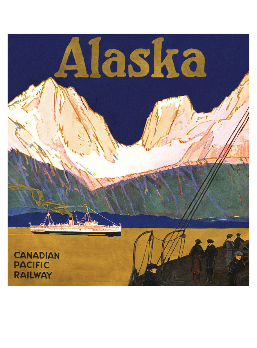 Canadian Pacific Alaska Tour Poster 0000-8764