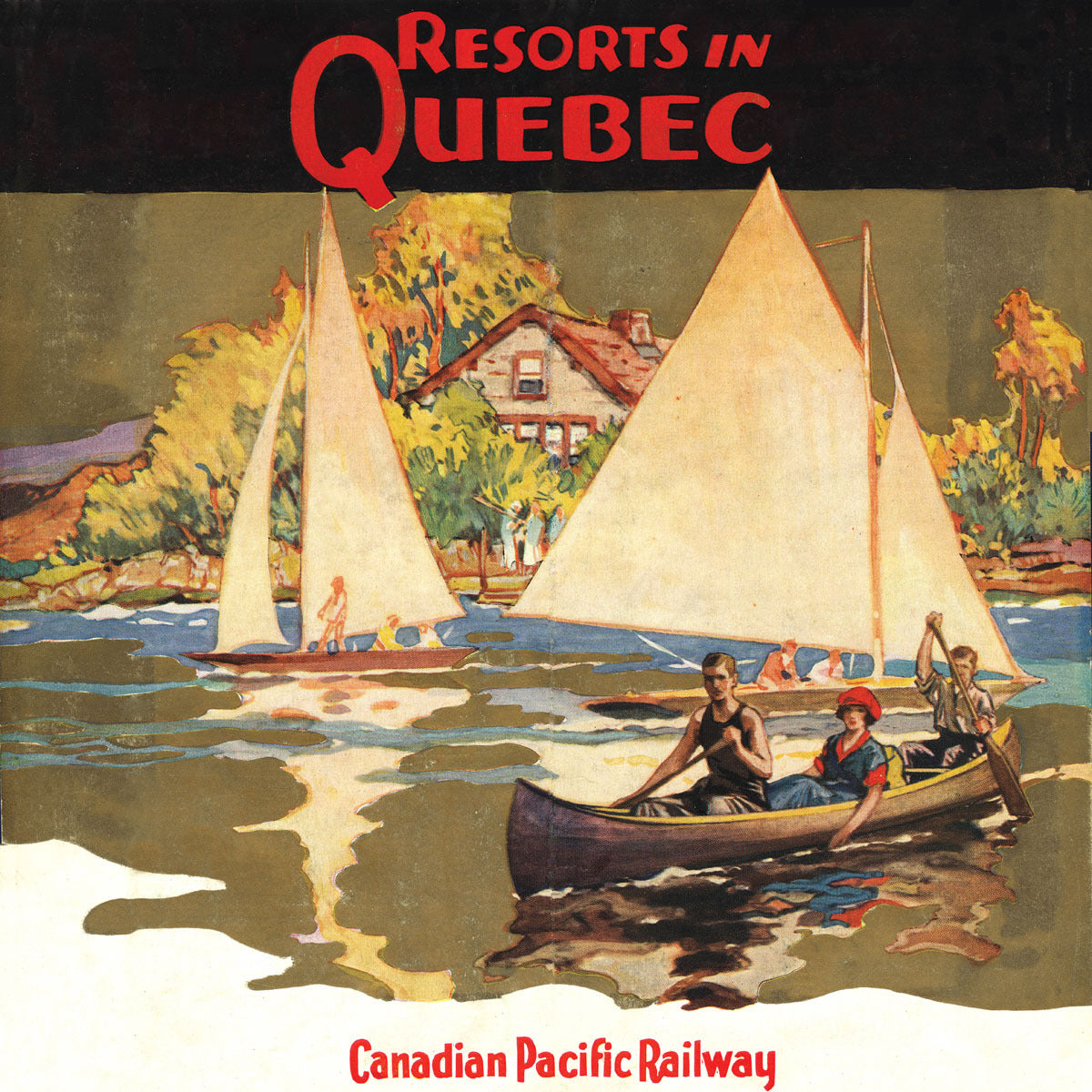 Canadian Pacific Quebec Resorts Poster 0000-8765