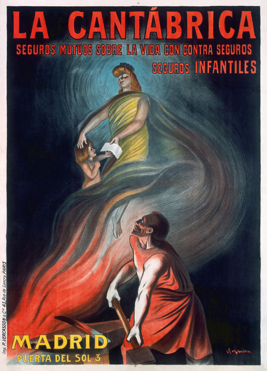 Leonetto Cappiello La Cantabrica Vintage Poster 0000-9050