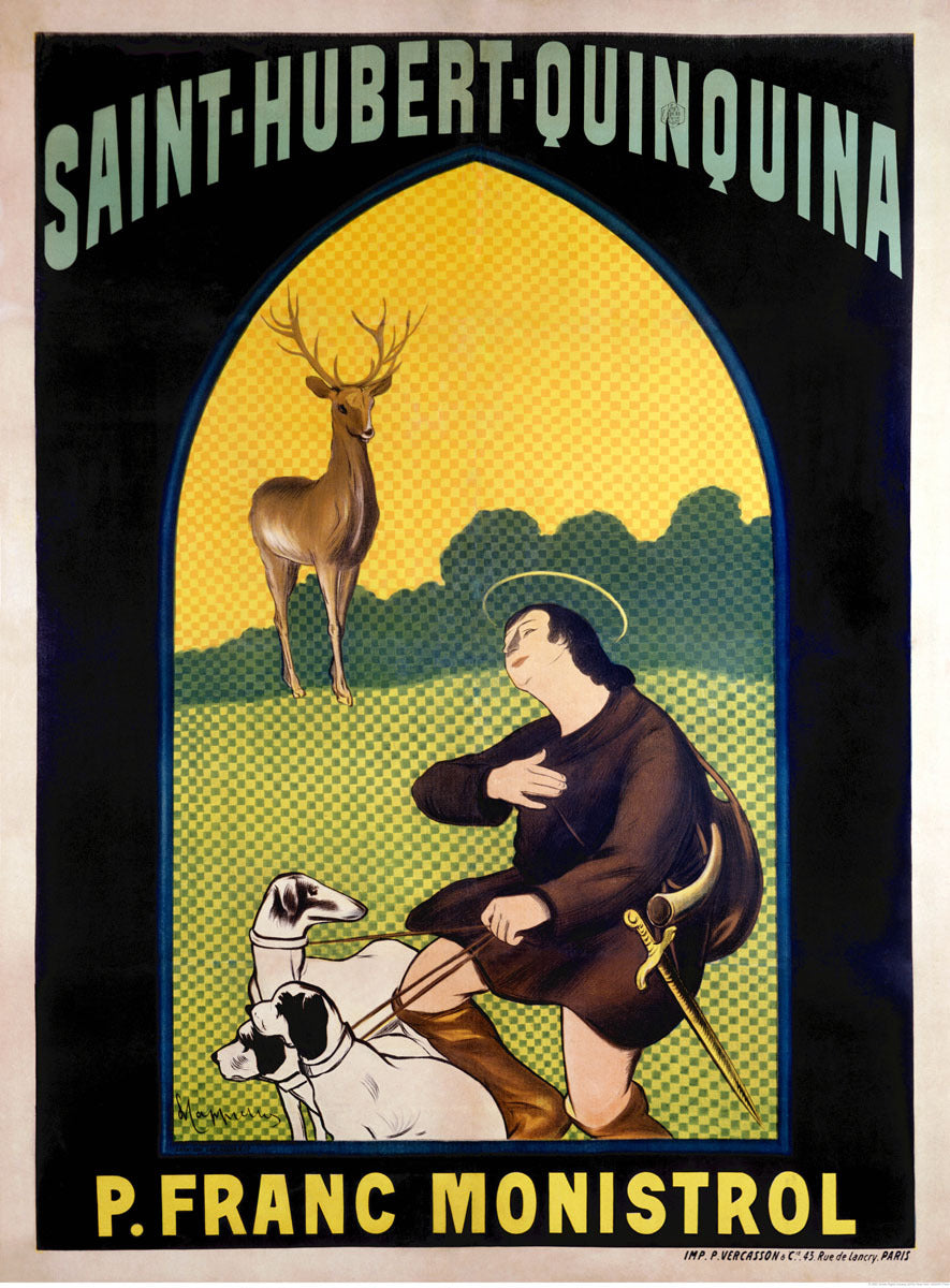 Leonetto Cappiello Saint Hubert Quinquina Poster 0000-9063