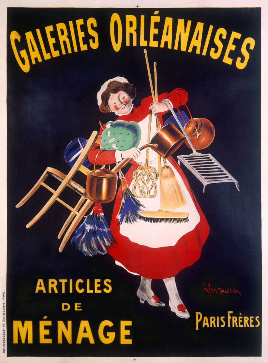 Leonetto Cappiello Galeries Orleanaises Poster 0000-9071