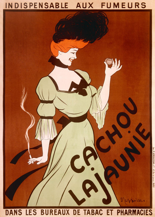 Leonetto Cappiello Cachou Lajaunie Poster 0000-9091