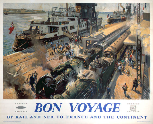 Bon Voyage', BR poster, c 1950s. 0001-3003