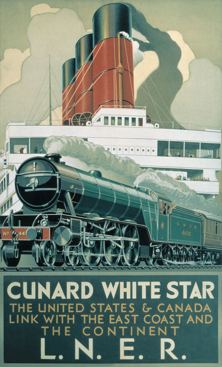 Cunard White Star LNER poster, 1923-1947 0001-3100