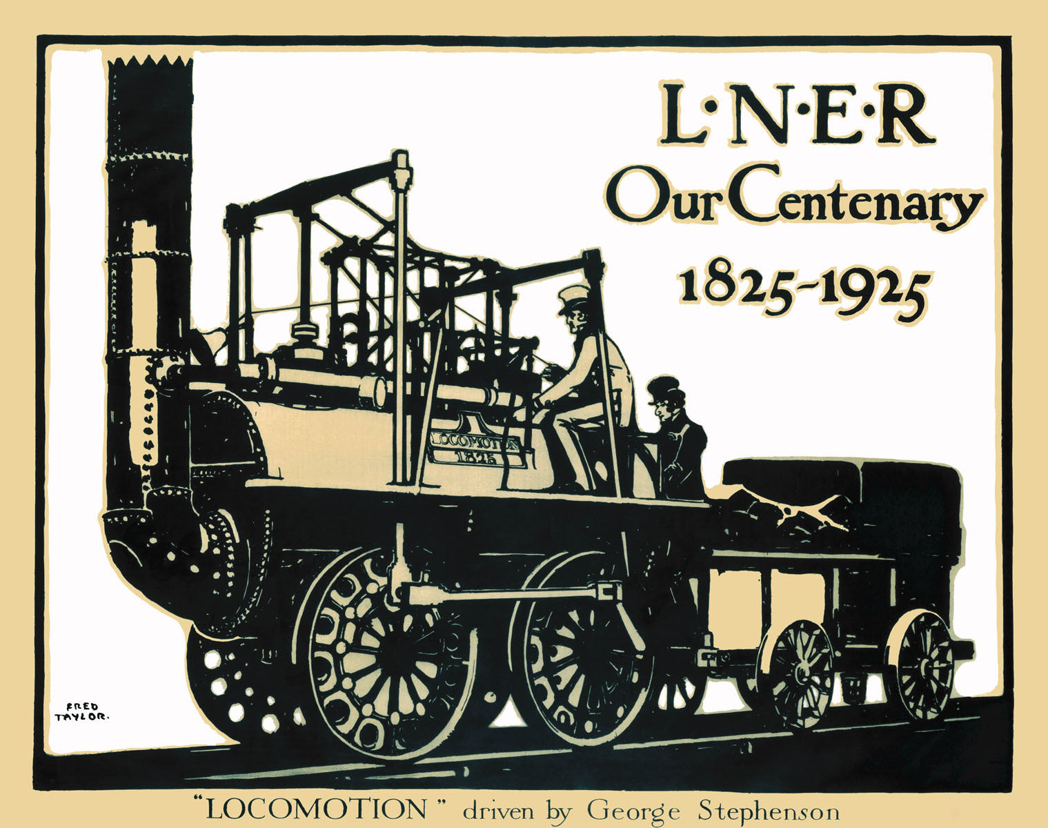 Our Centenary, 1825-1925, LNER poster, 1925. 0001-3111