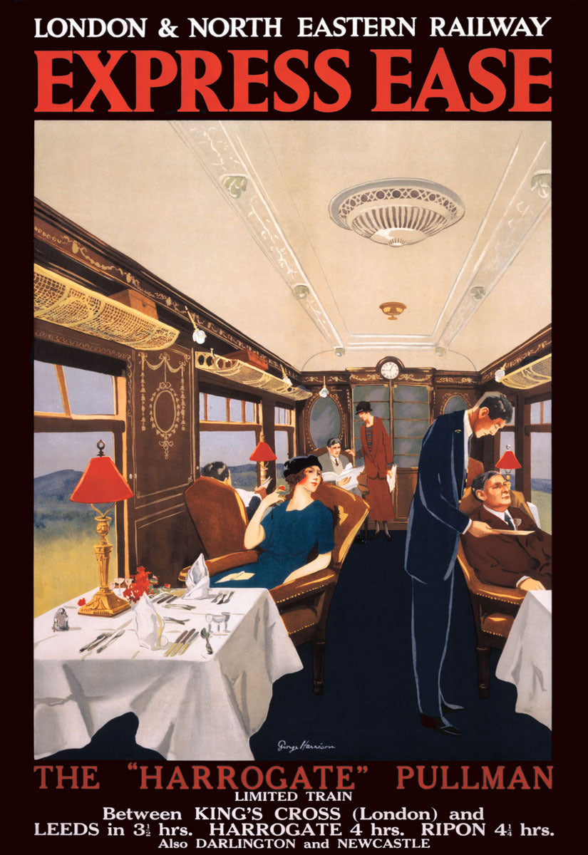 Express Ease, LNER poster, 1923-1930. 0001-3130