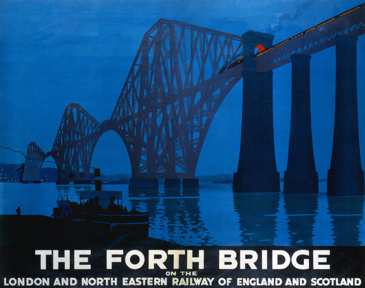 The Forth Bridge, LNER poster, 1928. 0001-3131