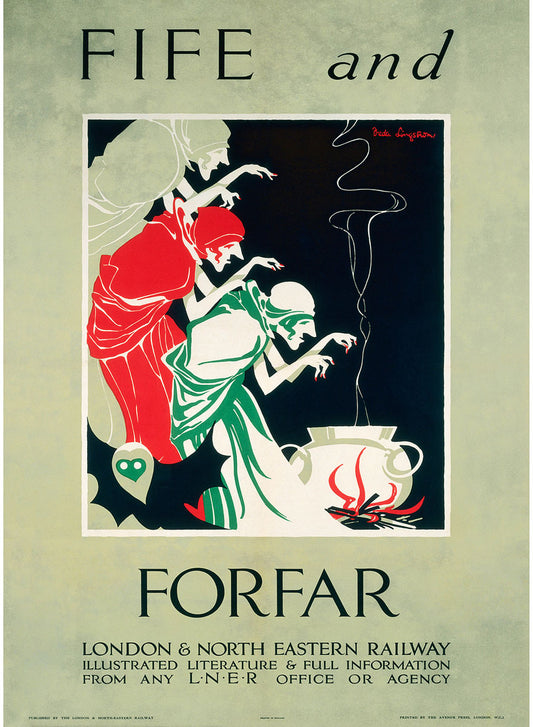 Fife and Forfar, LNER poster, c 1930s. 0001-3140