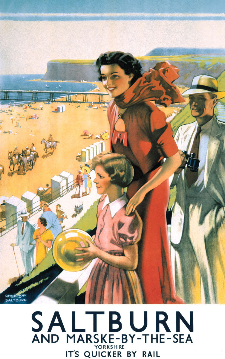 Saltburn, LNER poster, 1923-1947. 0001-3156