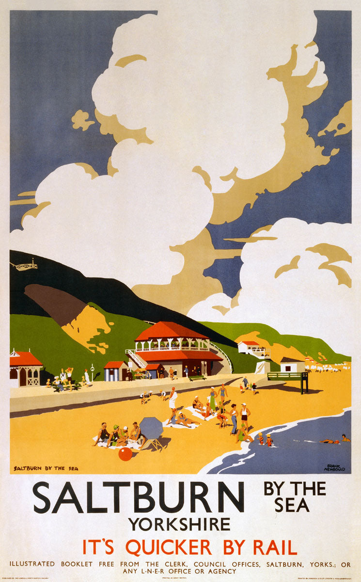 Saltburn-by-the-Sea, LNER poster, 1923-1947. 0001-3157