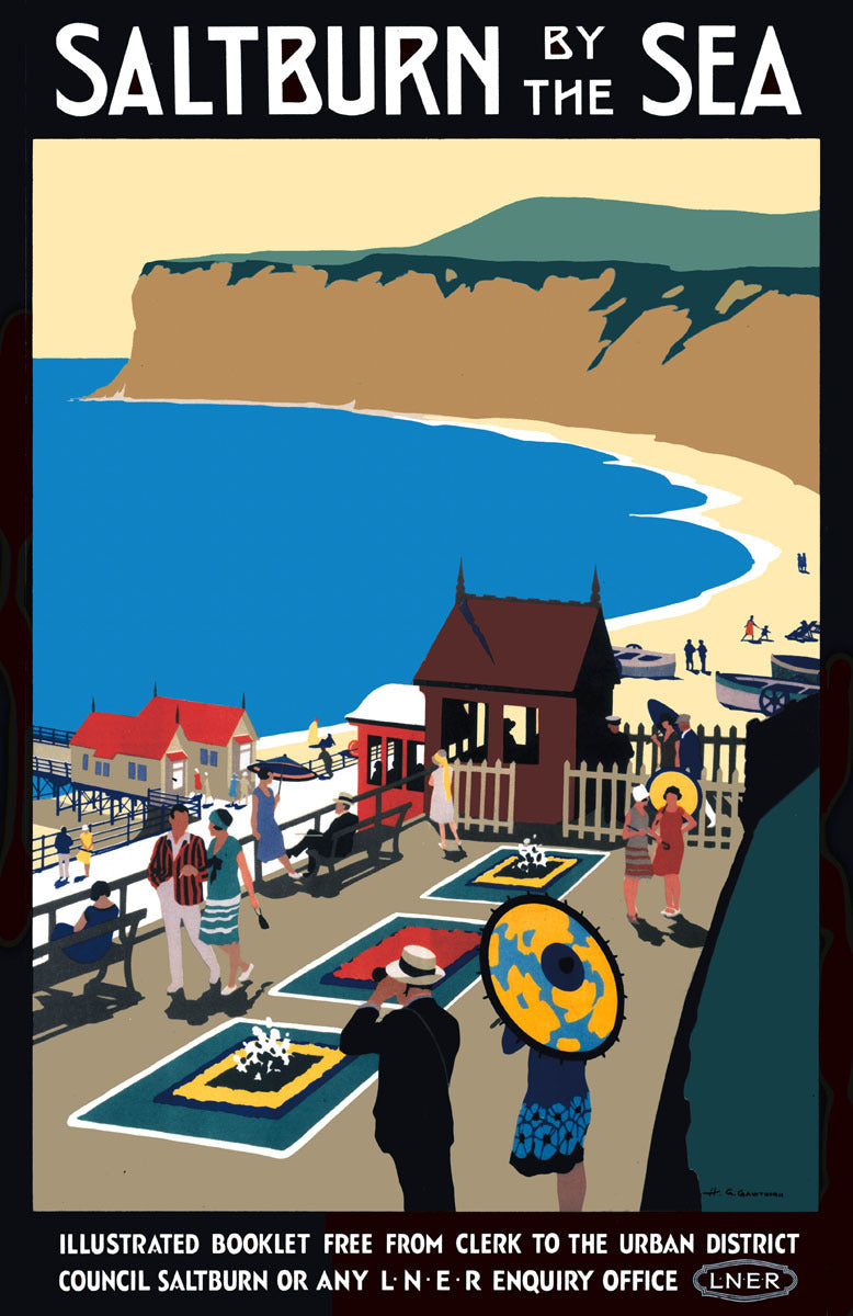 Salturn-by-the-Sea, LNER poster, 1923-1929. 0001-3160