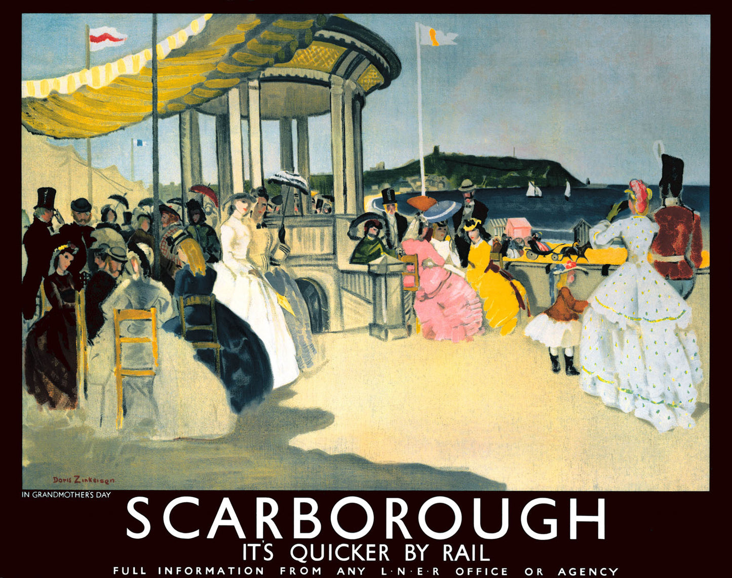 Scarborough, LNER poster, 1935. 0001-3170