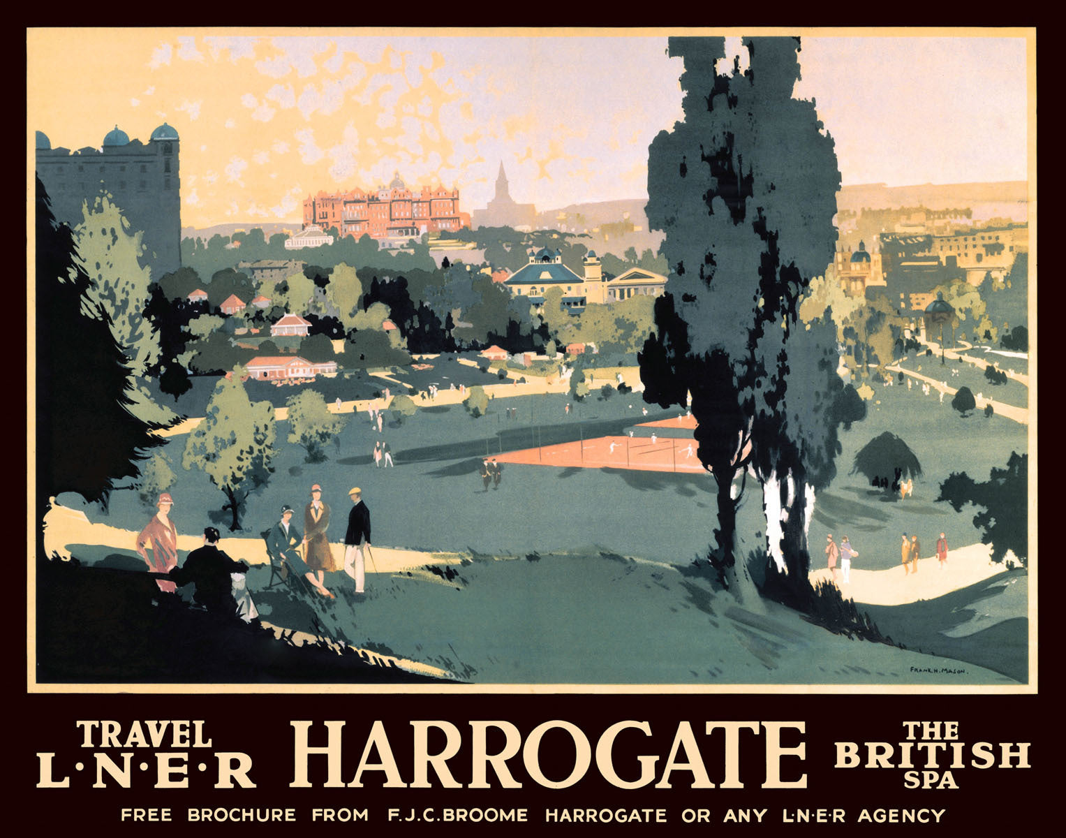 Harrogate, LNER poster, 1930. 0001-3171