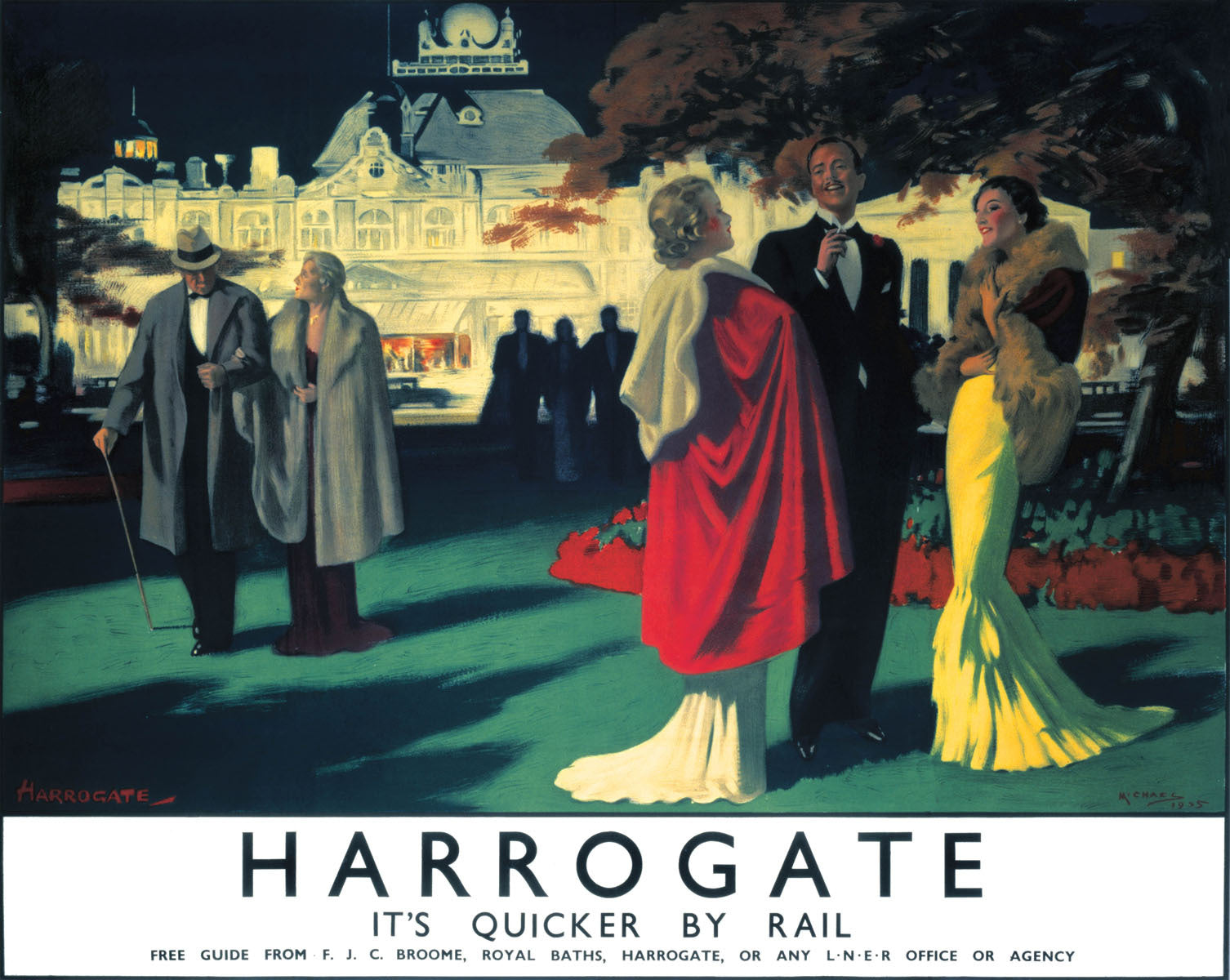 Harrogate, LNER poster, 1923-1947. 0001-3172