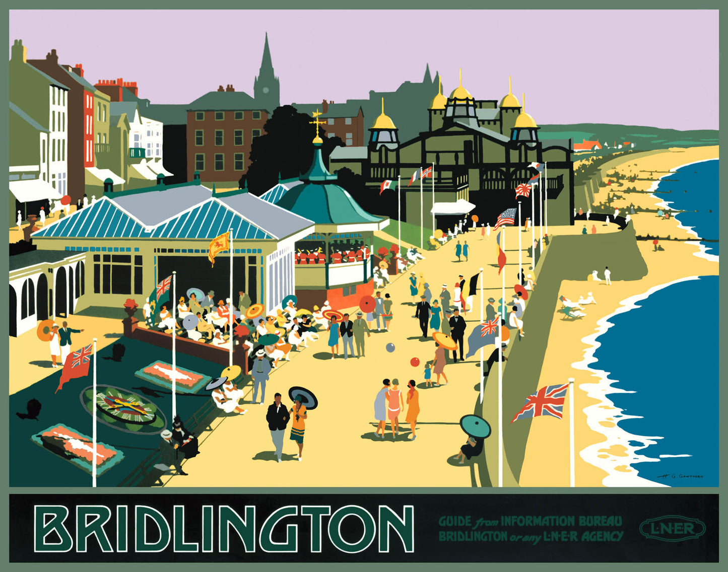 Bridlington, LNER poster, 1930. 0001-3173