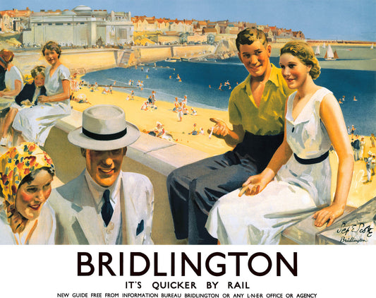 Bridlington, LNER poster, 1938. 0001-3174