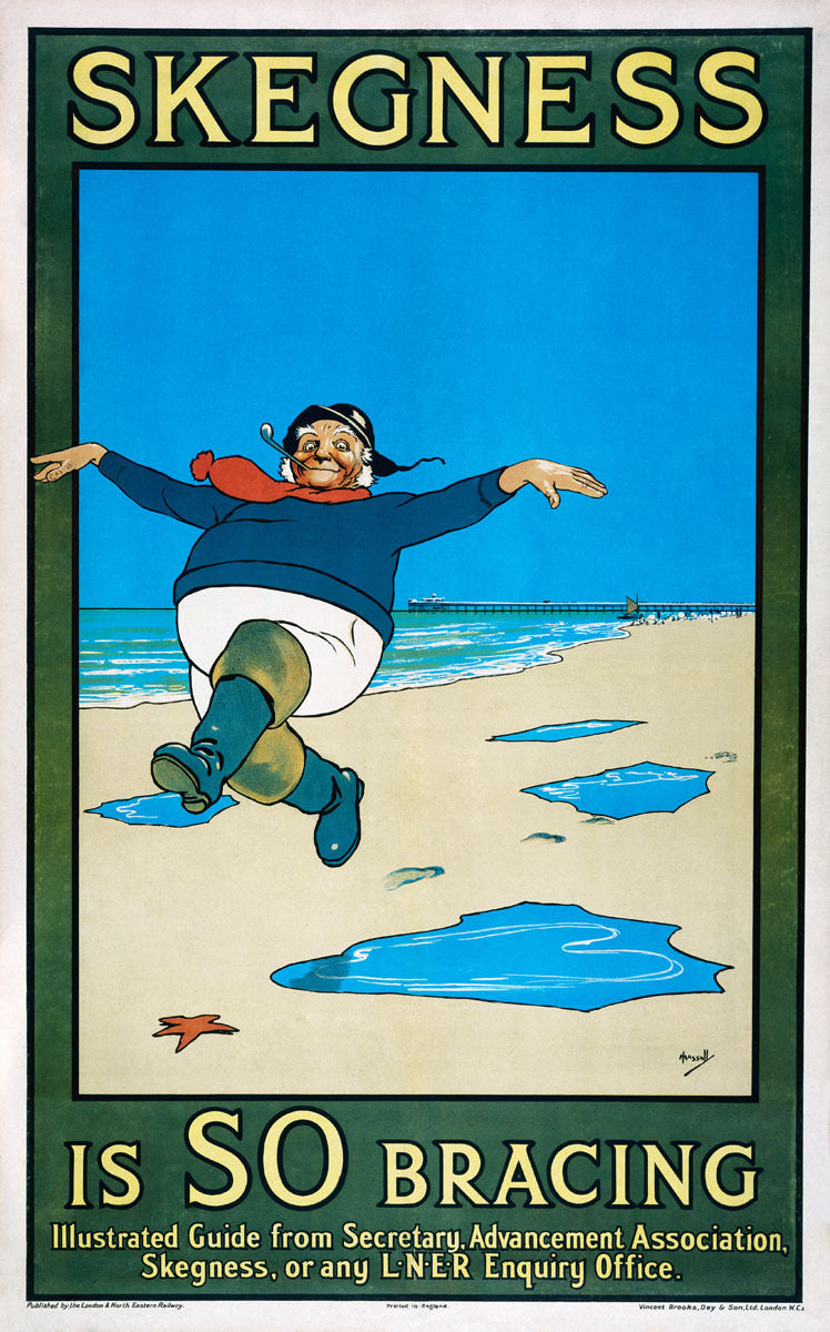 Skegness is SO Bracing, LNER poster, 1926. 0001-3176