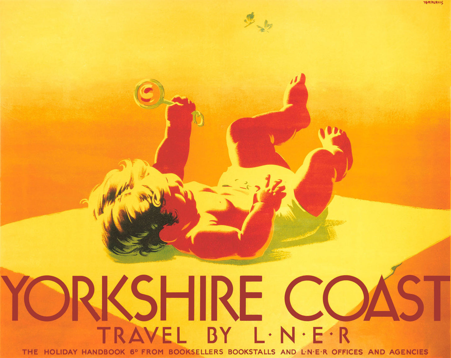 Yorkshire Coast, LNER poster, 1923-1947. 0001-3186