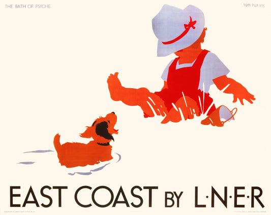 East Coast by LNER, LNER poster, c 1935. 0001-3189