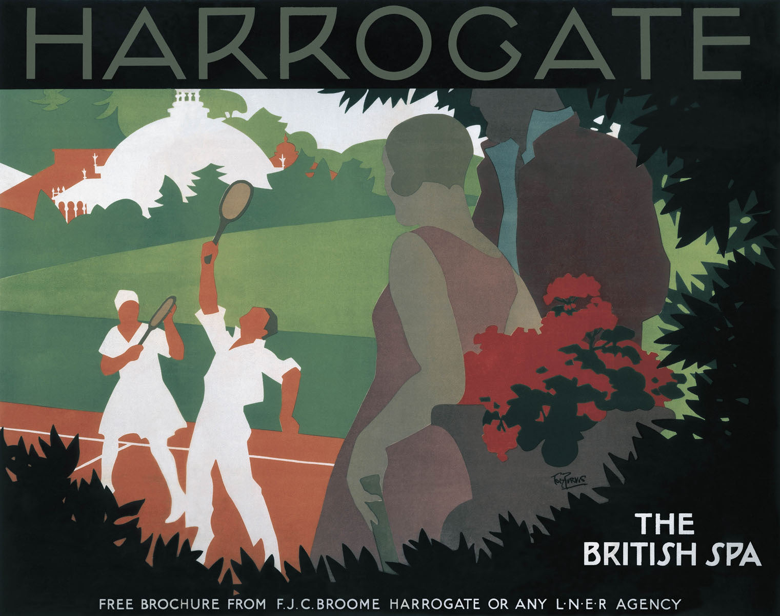 Harrogate, LNER poster, c1930. 0001-3224