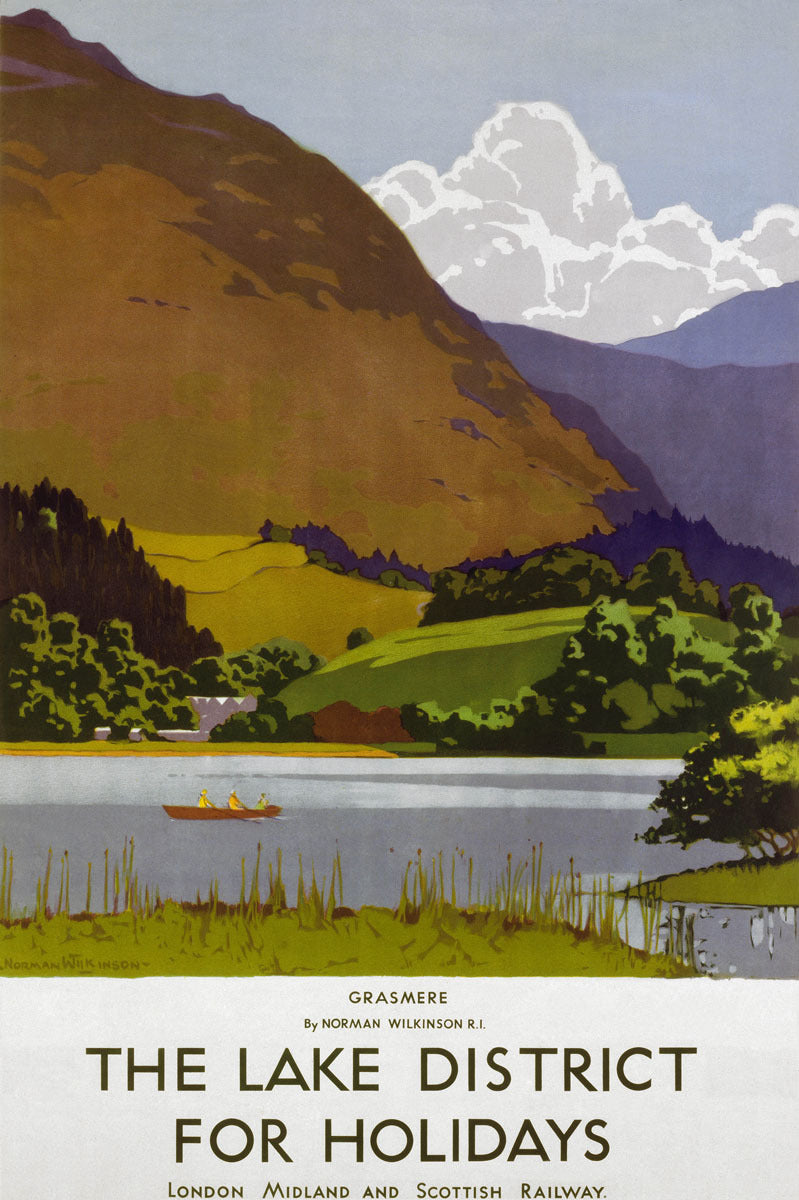 The Lake District for Holidays, LMSR poster, 1930s 0001-3229