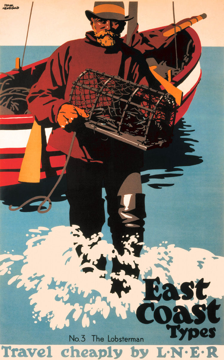 The Lobsterman, LNER poster, 1923-1947. 0001-3232