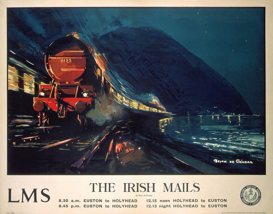 The Irish Mails, LMS poster, 1923-1947. 0001-3234