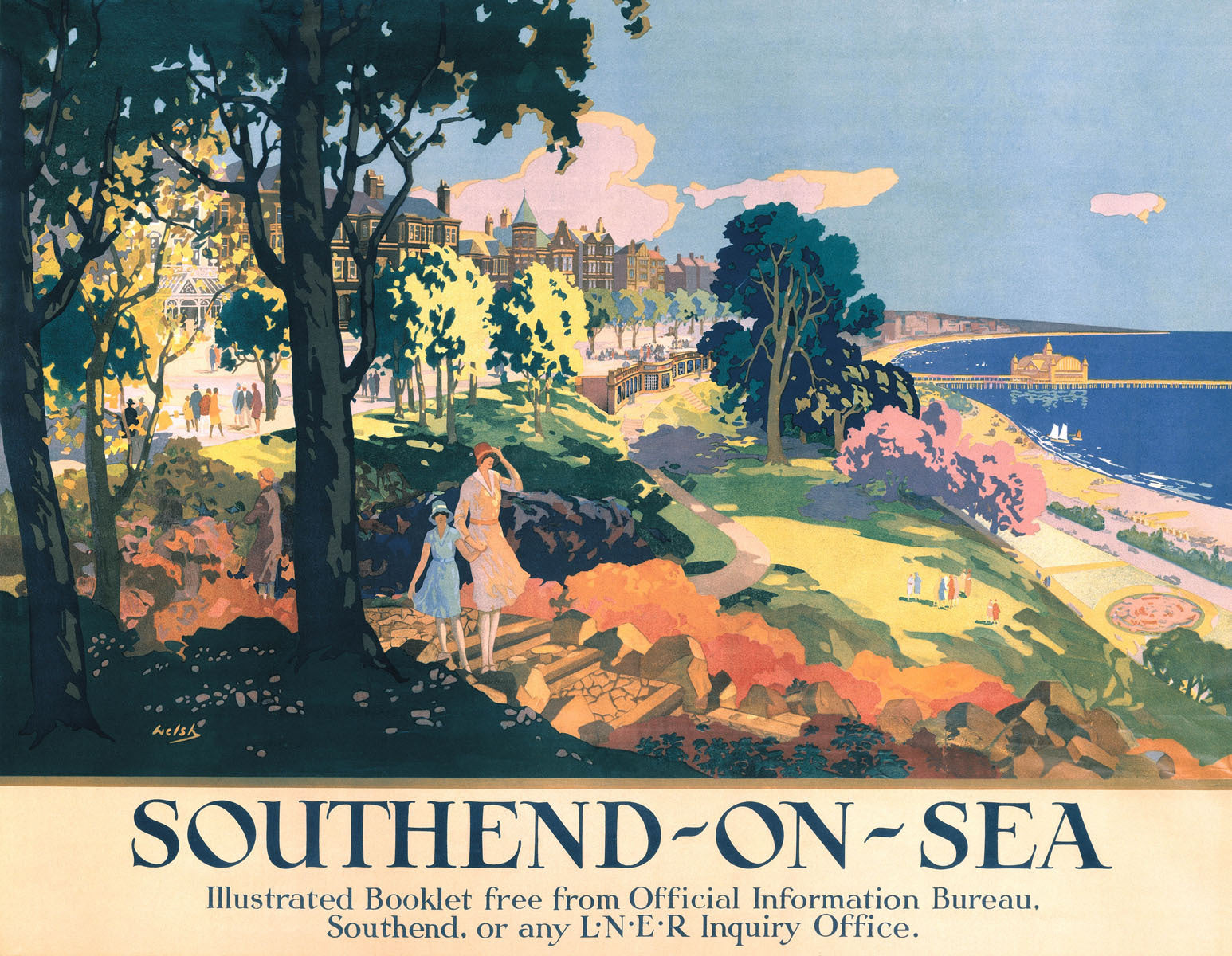 Southend-on-Sea, LNER poster, 1923-1947 0001-3241