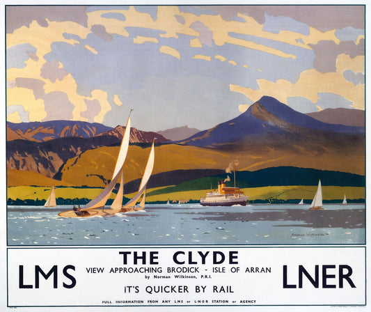 The Clyde, LMS/LNER poster, 1923-1947. 0001-3253