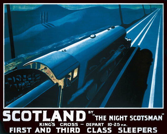 Scotland by the Night Scotsman, LNER poster, 1932. 0001-3271